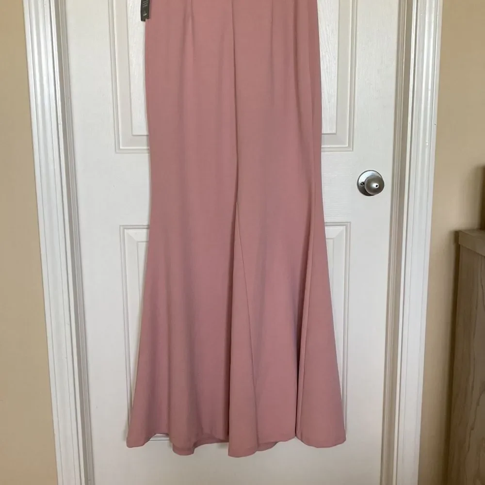 Lulu's Sweetest Thing Mauve Pink Maxi Dress XL - Picture 5 of 12